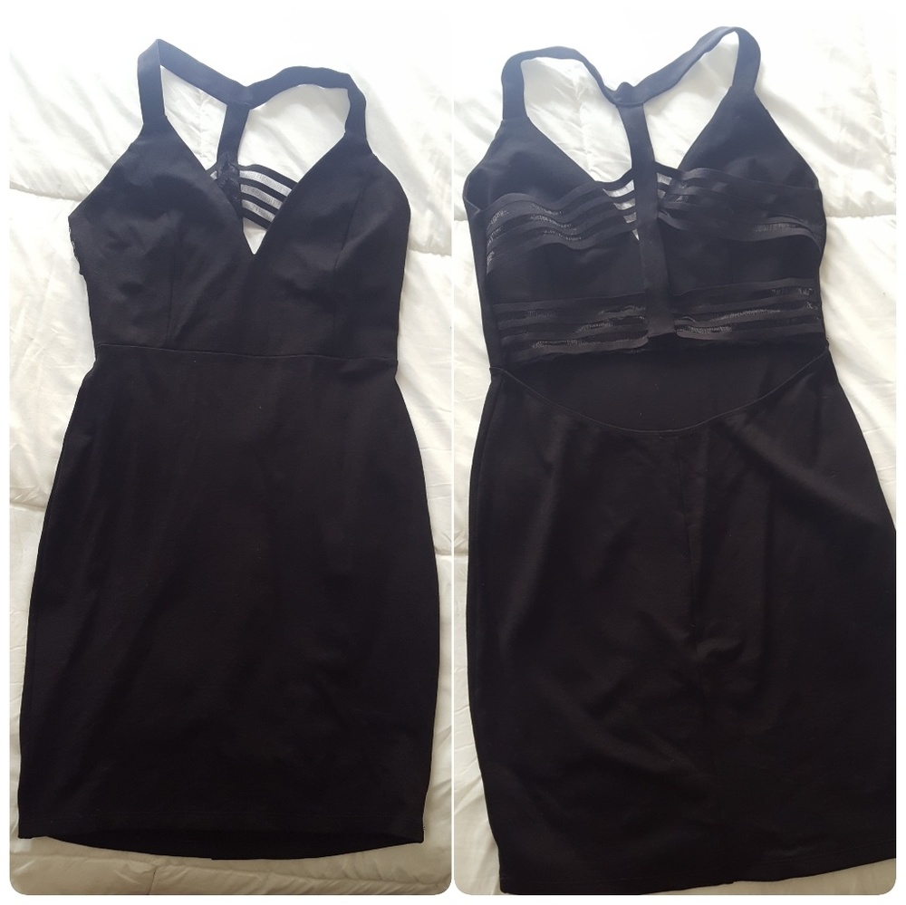Tobi black bodycon dress